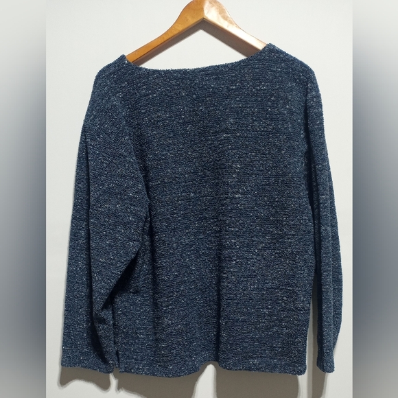 Vintage Brindar Embroidered Tree Sweater Blue Gray White Size 2XL - Picture 2 of 9